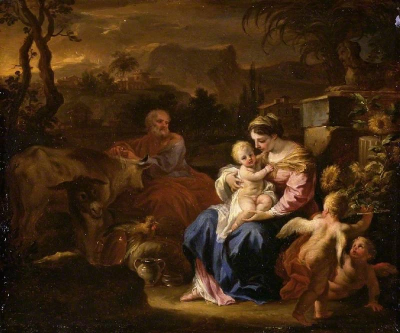Riposo durante la fuga in Egitto - Fitzwilliam Museum